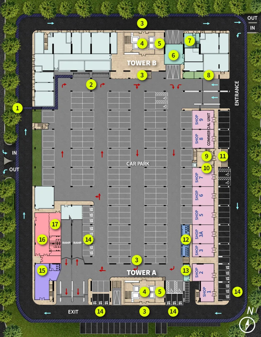 Versa, Aspen Vision City, Batu Kawan: ground floor plan