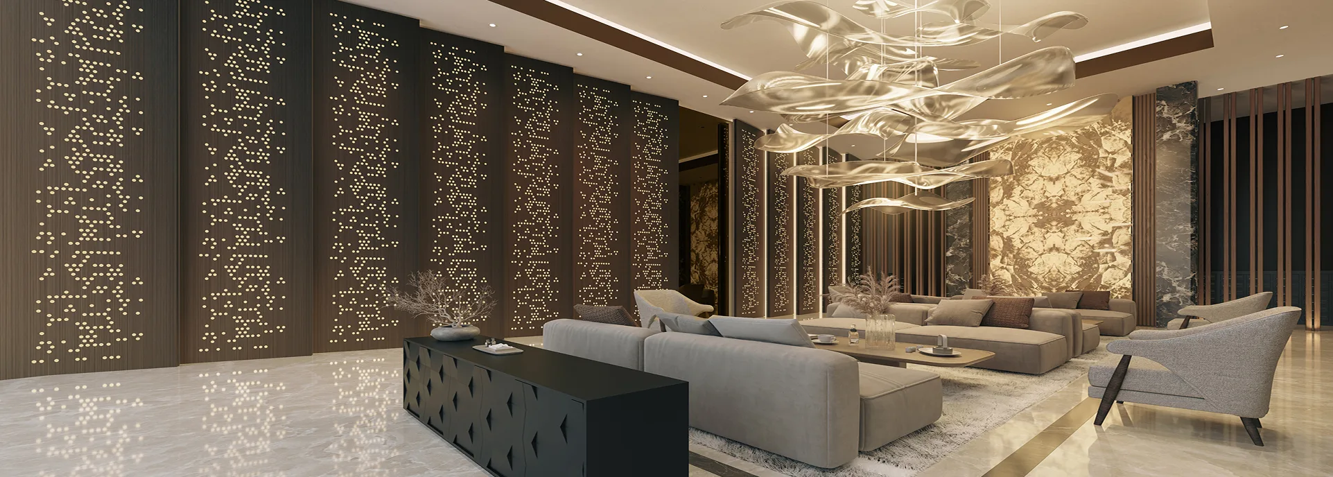 Waterstone, Tanjung Bungah, Penang: main lobby, artist's impression
