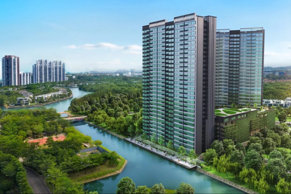 Waterway Peaks, Senibong Cove, Johor Bahru (artist impression)